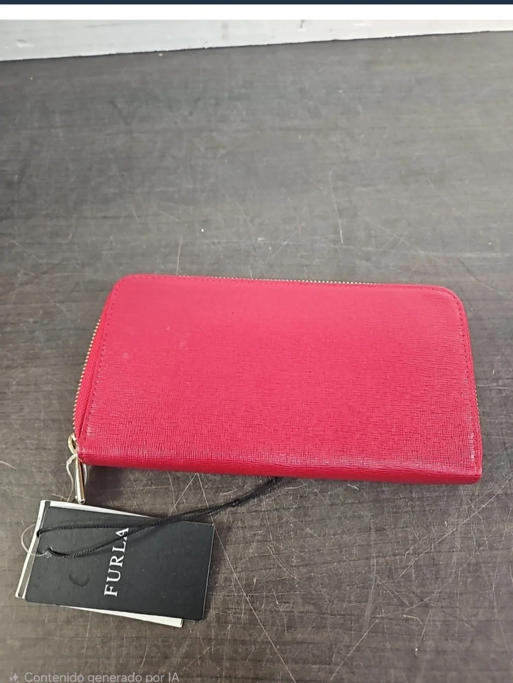 Furla Red Zip Wallet